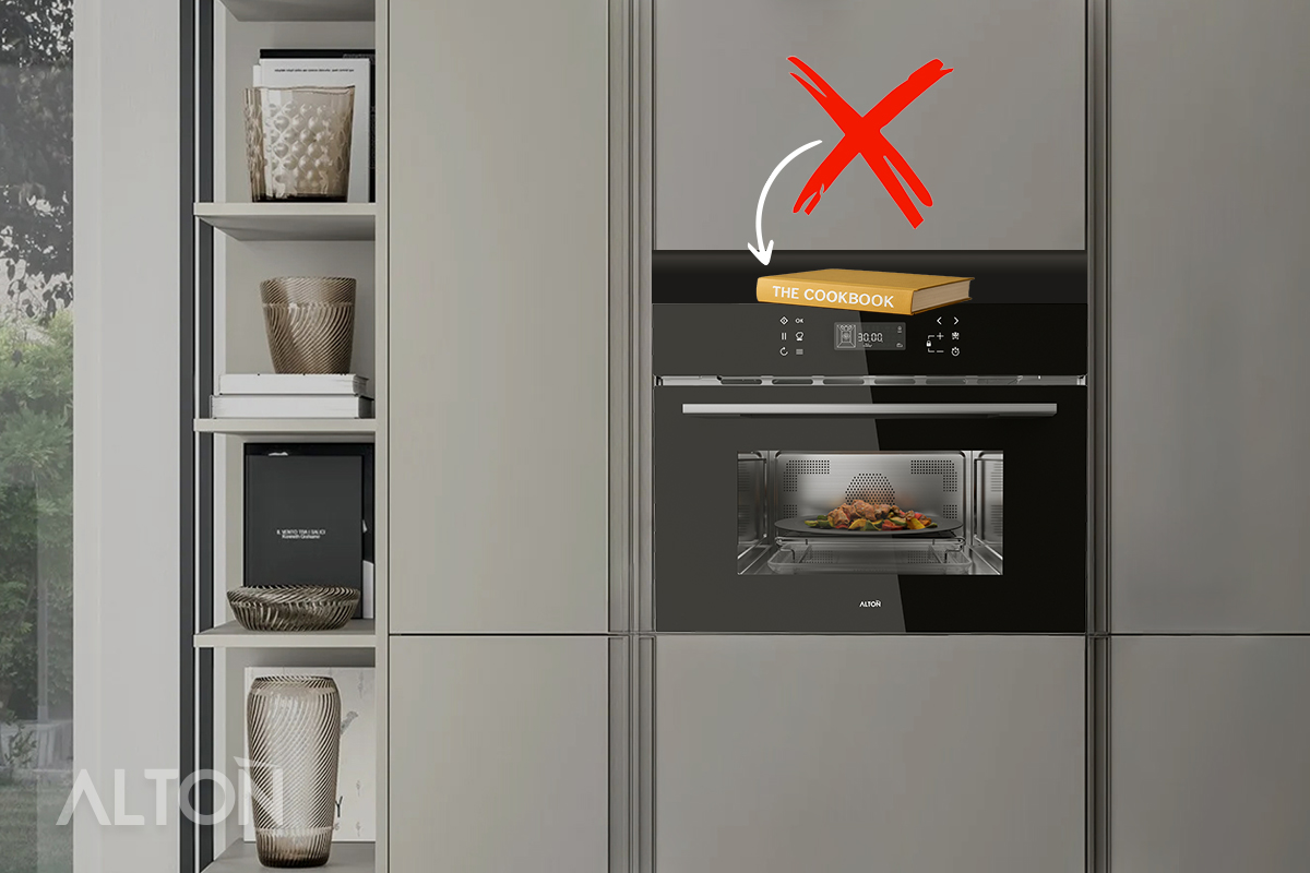 قرار دادن وسایل سنگین روی مایکروویو