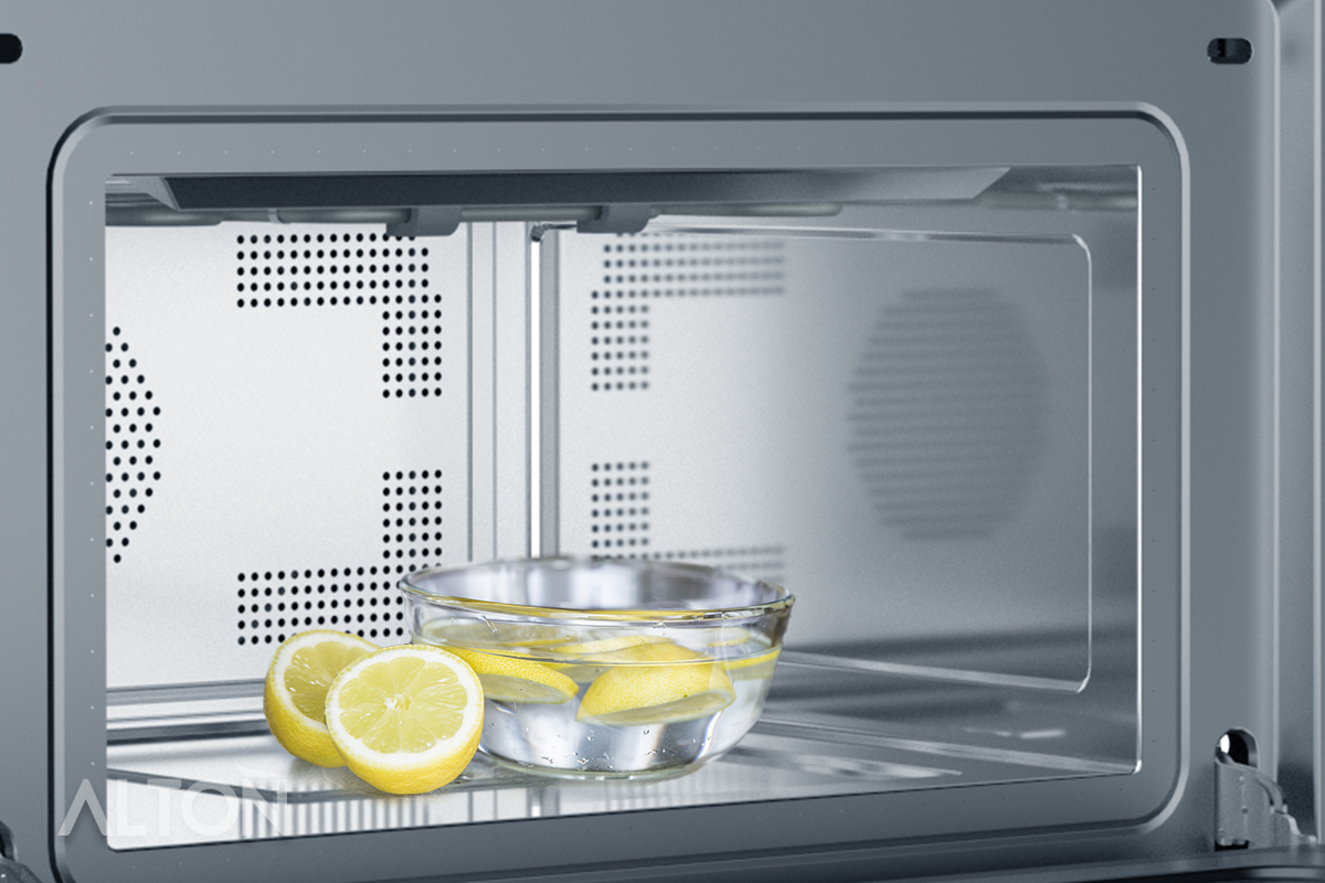 تمیز نکردن داخل مایکروویو