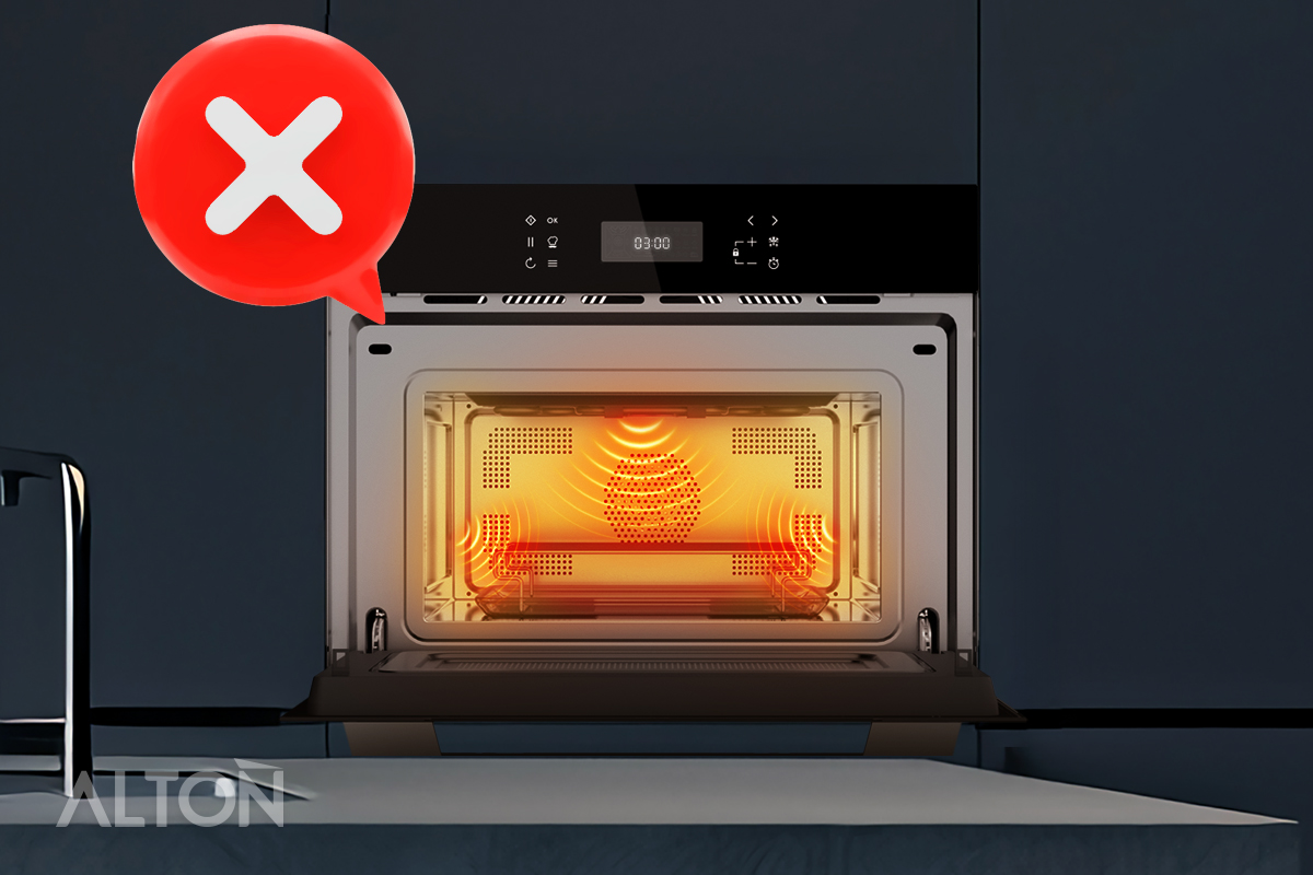 روشن کردن مایکروویو بدون غذا