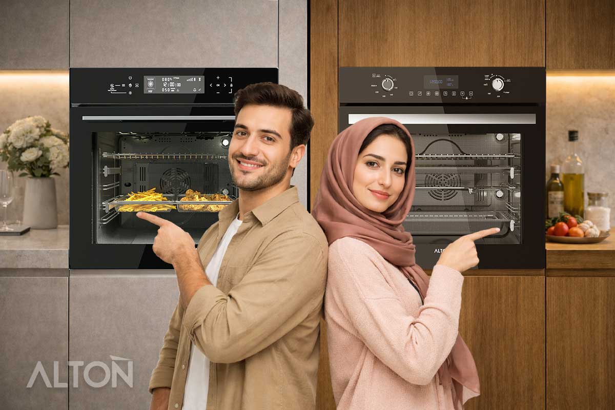 مقایسه مستقیم فر توکار گازی و برقی