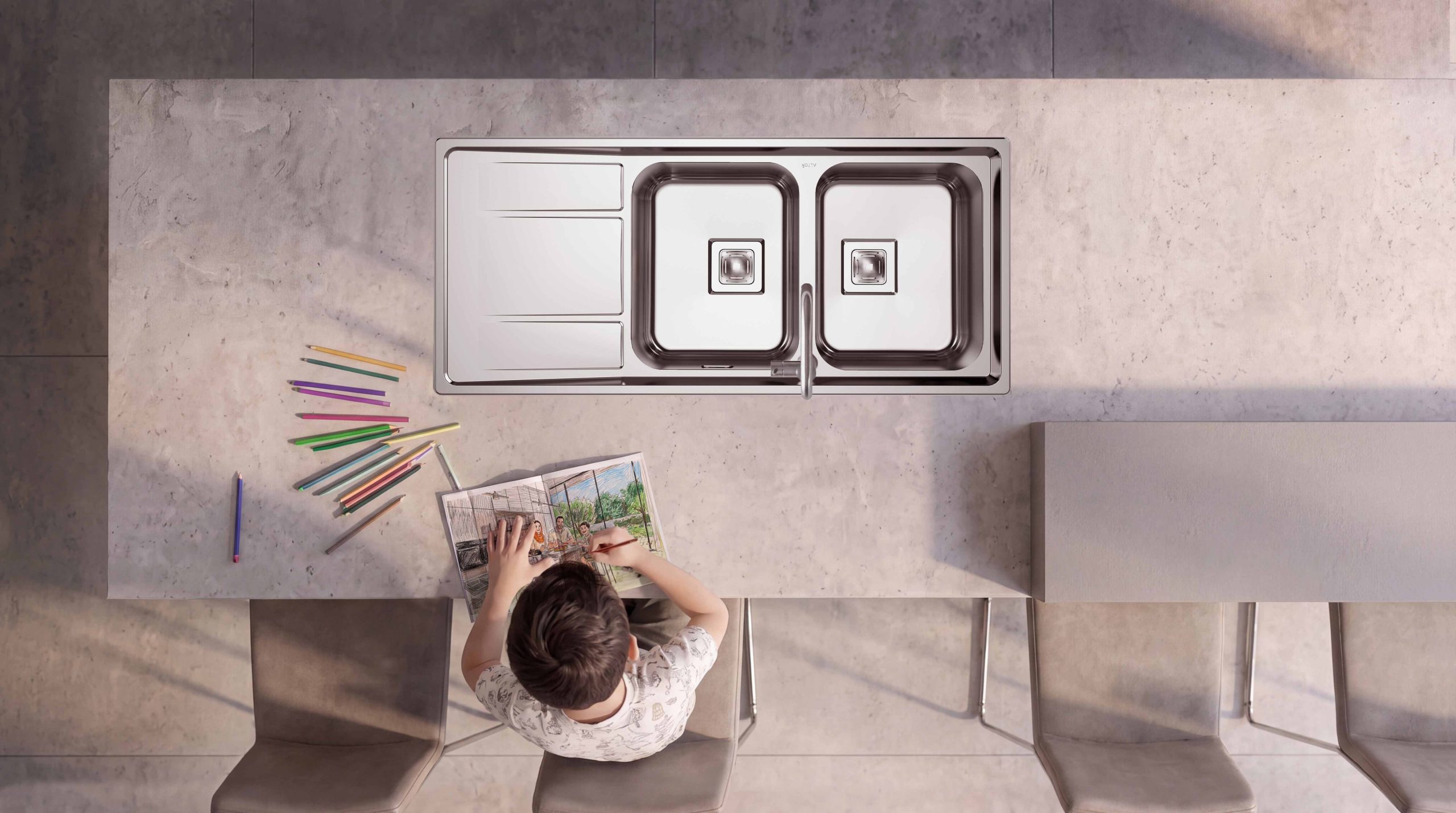 سینک توکار و سینک روکار آلتون